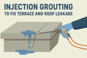 How Injection Grouting Works for Terrace and Roof Leakages