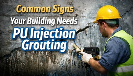 Common Signs Your Building Needs PU Injection Grouting